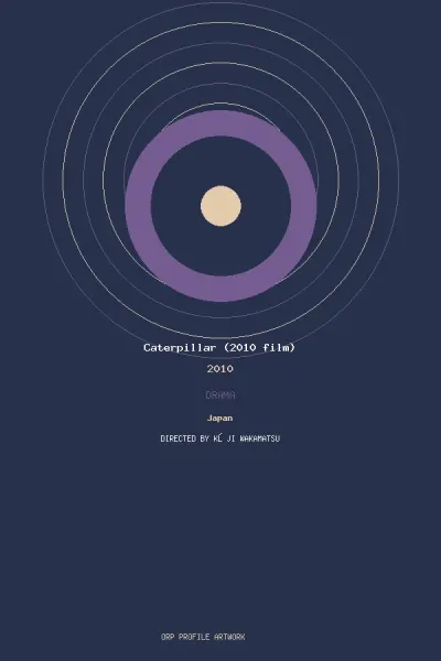 Caterpillar (2010 film) artwork