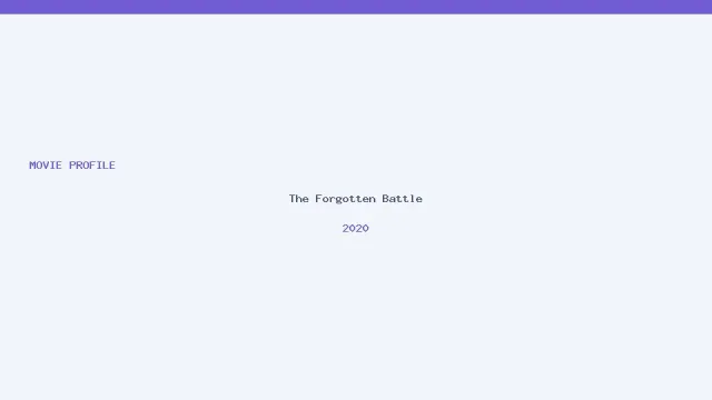 The Forgotten Battle artwork
