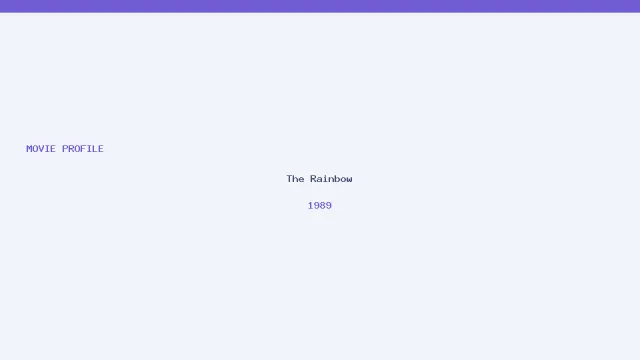The Rainbow artwork