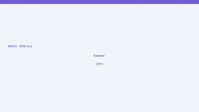 Kasoor artwork