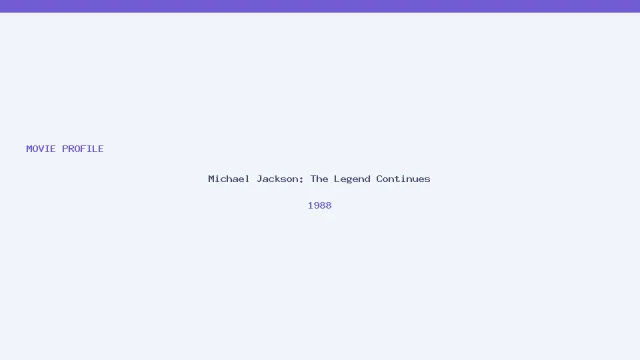 Michael Jackson: The Legend Continues artwork