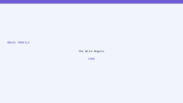 The Wild Angels artwork