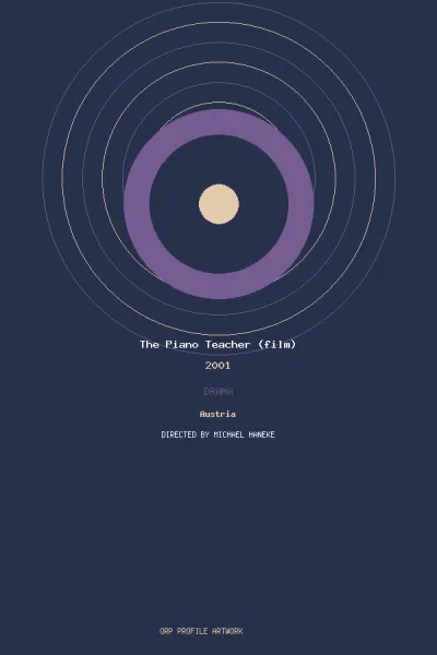 The Piano Teacher (film) artwork