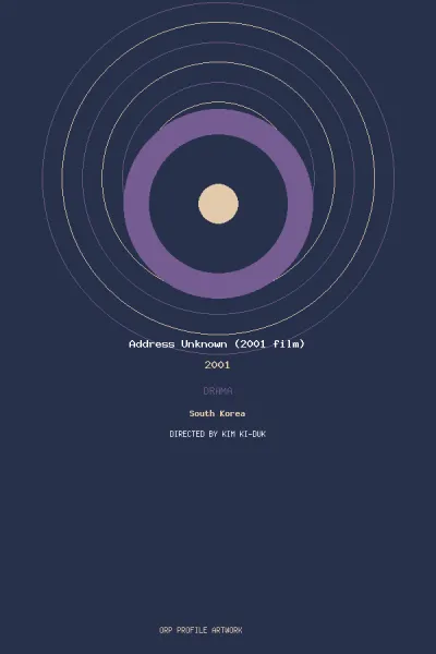 Address Unknown (2001 film) artwork