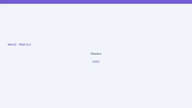 Cheats artwork