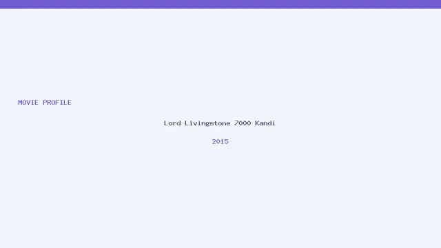 Lord Livingstone 7000 Kandi artwork