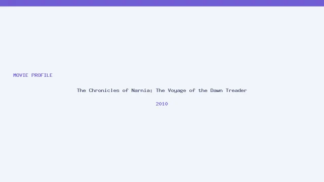 The Chronicles of Narnia: The Voyage of the Dawn Treader artwork