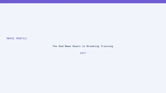 The Bad News Bears in Breaking Training artwork