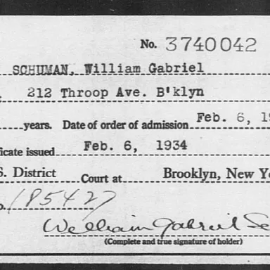 William Schuman profile photo