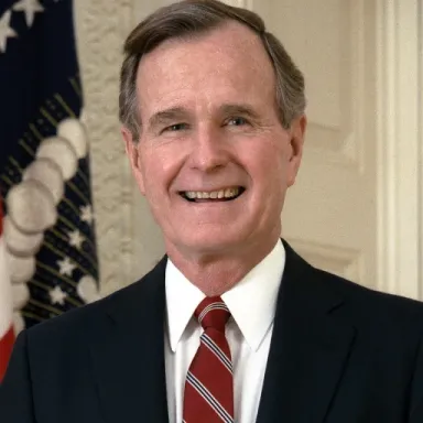 George H. W. Bush profile photo